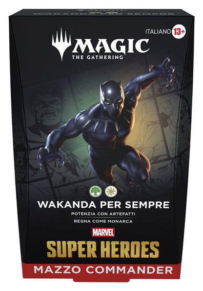 Magic the Gathering Marvel Super Heroes Commander Decks Umkarton (4) italienisch