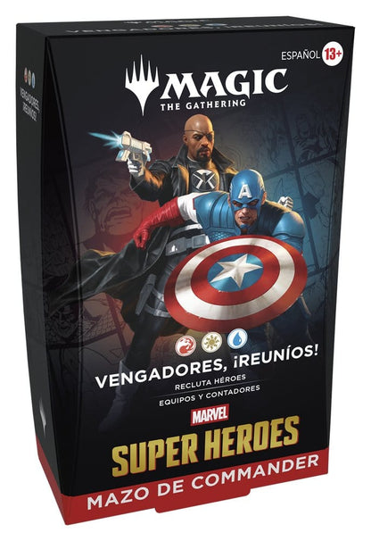 Magic the Gathering Marvel Super Heroes Commander Decks Umkarton (4) spanisch