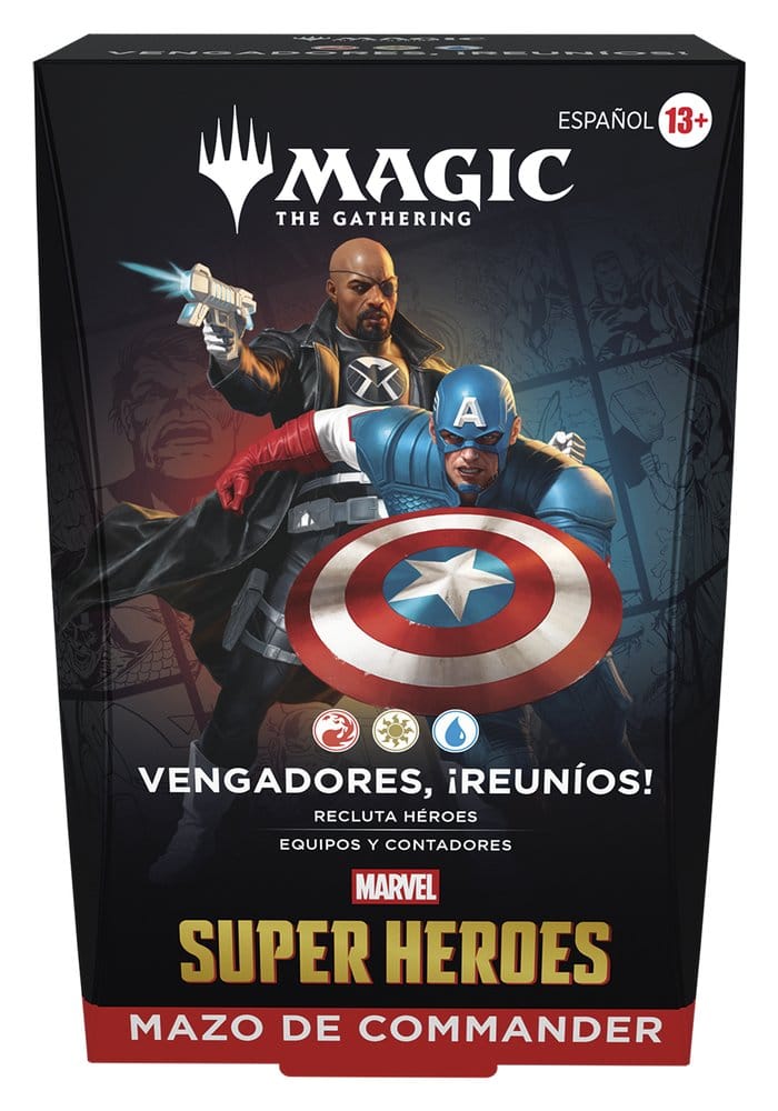 Magic the Gathering Marvel Super Heroes Commander Decks Umkarton (4) spanisch