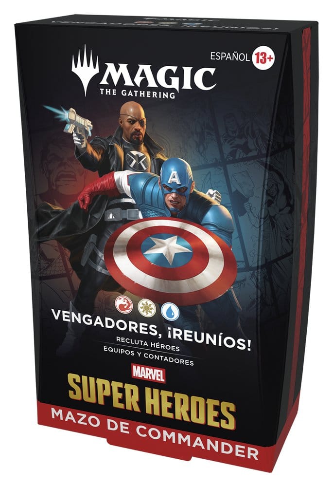Magic the Gathering Marvel Super Heroes Commander Decks Umkarton (4) spanisch