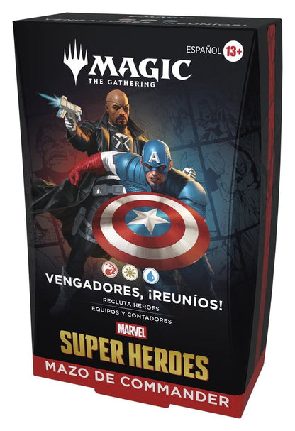 Magic the Gathering Marvel Super Heroes Commander Decks Umkarton (4) spanisch