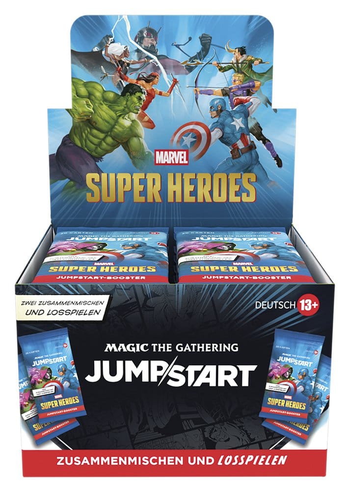 Magic the Gathering Marvel Super Heroes Jumpstart Booster Display (24) deutsch