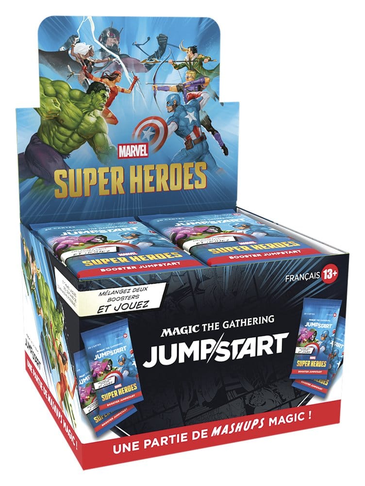 Magic the Gathering Marvel Super Heroes Jumpstart Booster Display (24) französisch