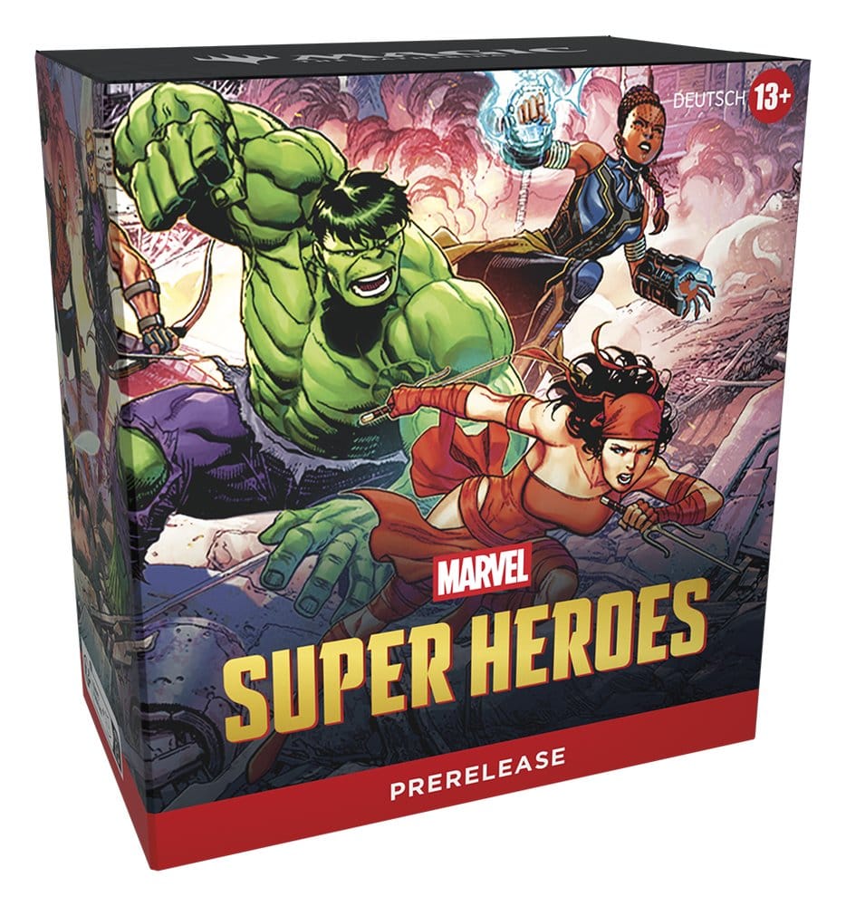 Magic the Gathering Marvel Super Heroes Prerelease Packs Umkarton (15) deutsch