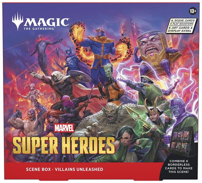 Magic the Gathering Marvel Super Heroes Szenenboxen Display (4) englisch