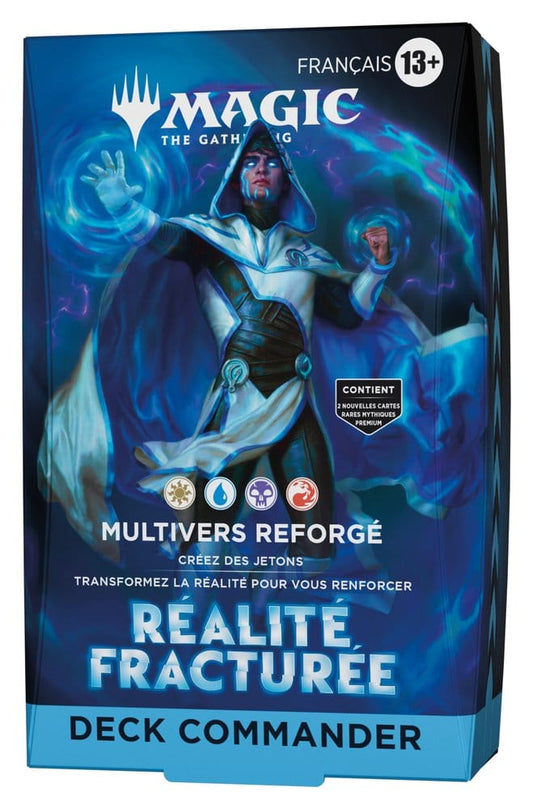 Magic the Gathering Réalité fracturée Commander Deck Multiverse Reforged Assortment (4) französisch
