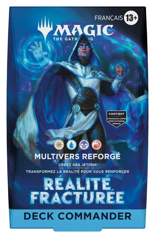 Magic the Gathering Réalité fracturée Commander Deck Multiverse Reforged Assortment (4) französisch
