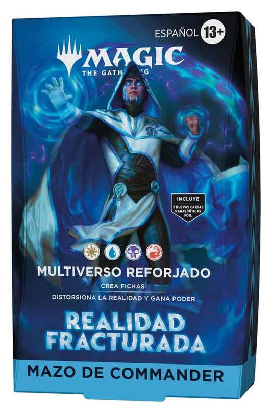 Magic the Gathering Realidad fracturada Commander Deck Multiverse Reforged Assortment (4) spanisch