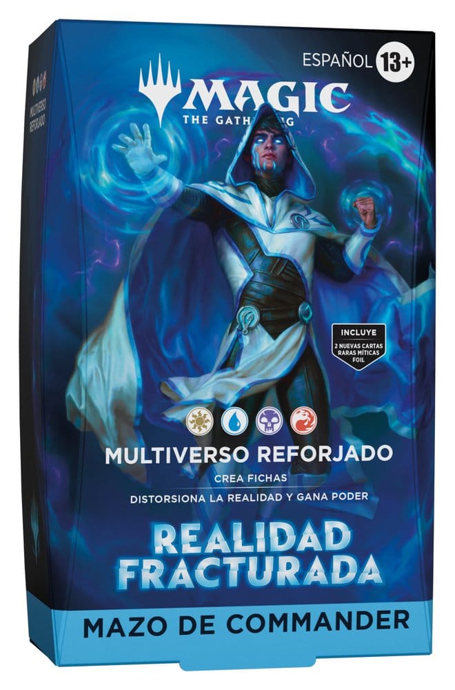 Magic the Gathering Realidad fracturada Commander Deck Multiverse Reforged Assortment (4) spanisch
