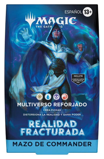 Magic the Gathering Realidad fracturada Commander Deck Multiverse Reforged Assortment (4) spanisch