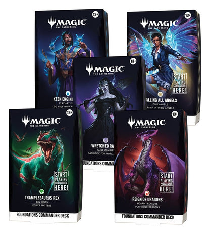Magic the Gathering Grundstein-Commander-Decks Umkarton (5) englisch
