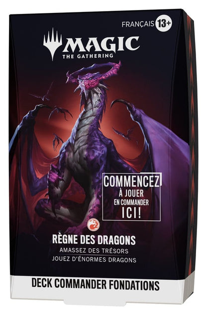 Magic the Gathering Grundstein-Commander-Decks Umkarton (5) französisch