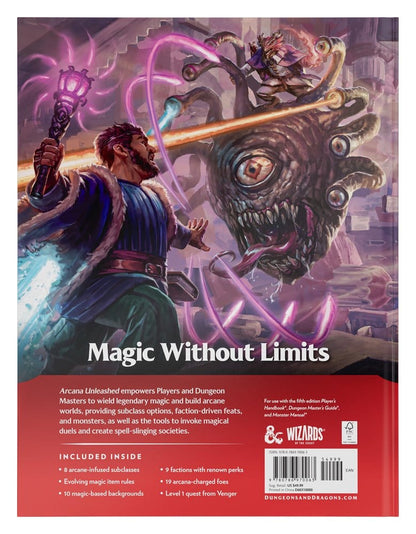 Dungeons & Dragons RPG Arcana Unleashed: Gameplay Expansion Buch *Englische Version*