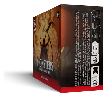 Dungeons & Dragons RPG Referenzkarten: Monster (Tiere und NSCs) *Englische Version*