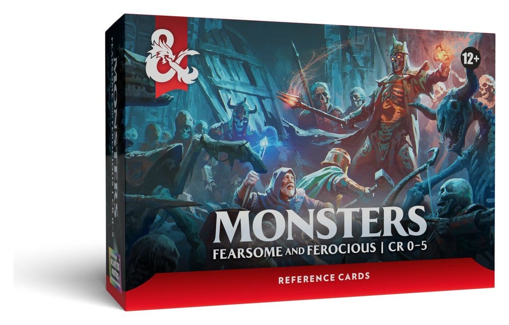 Dungeons & Dragons RPG Referenzkarten: Monster (Furchterregend und Wild) *Englische Version*