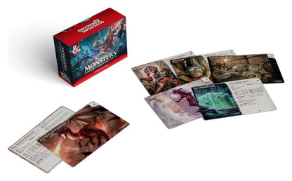 Dungeons & Dragons RPG Referenzkarten: Monster (Furchterregend und Wild) *Englische Version*