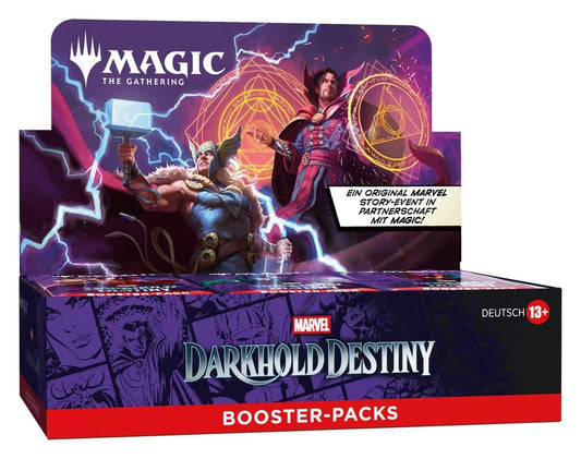 Magic the Gathering Marvel: Darkhold Destiny Play-Booster Display (30) deutsch