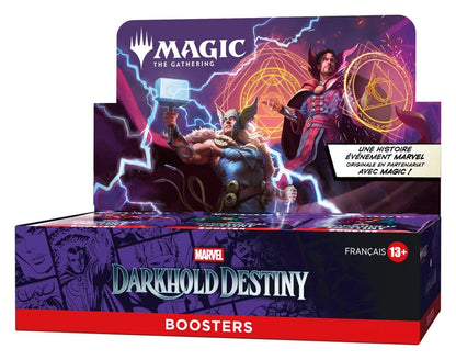 Magic the Gathering Marvel: Darkhold Destiny Play-Booster Display (30) französisch