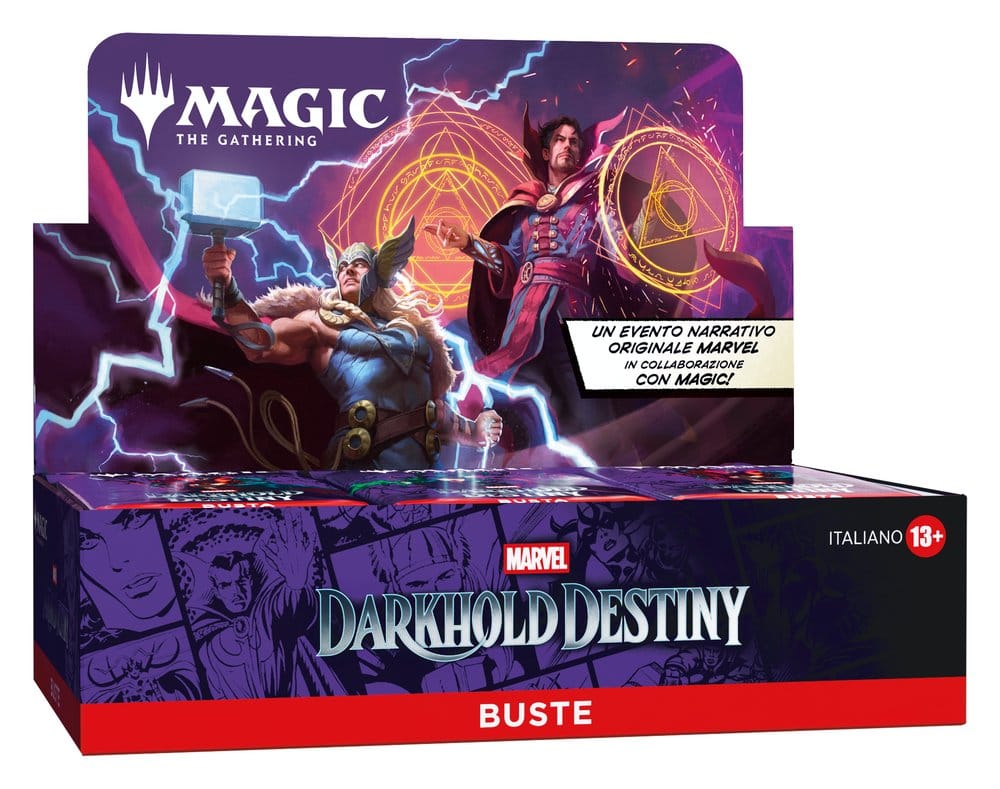 Magic the Gathering Marvel: Destino del Darkhold Play-Booster Display (30) italienisch