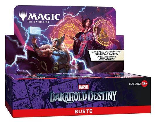 Magic the Gathering Marvel: Destino del Darkhold Play-Booster Display (30) italienisch