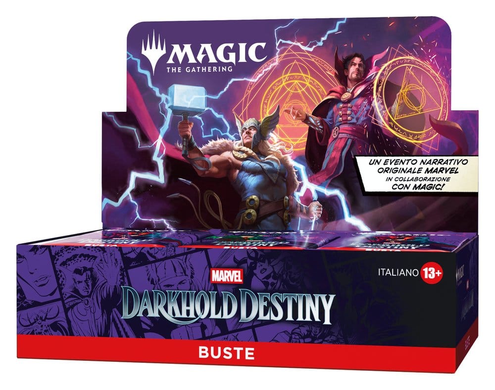 Magic the Gathering Marvel: Destino del Darkhold Play-Booster Display (30) italienisch