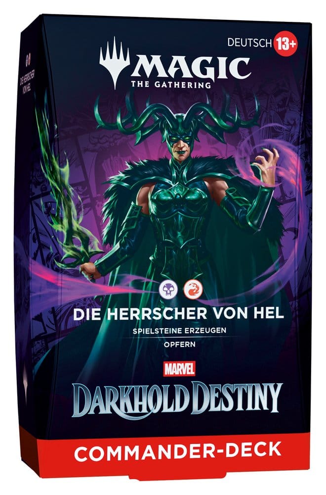 Magic the Gathering Marvel: Darkhold Destiny Commander-Decks Umkarton (4) deutsch