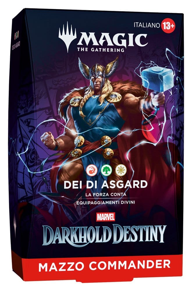 Magic the Gathering Marvel: Destino del Darkhold Commander-Decks Umkarton (4) italienisch