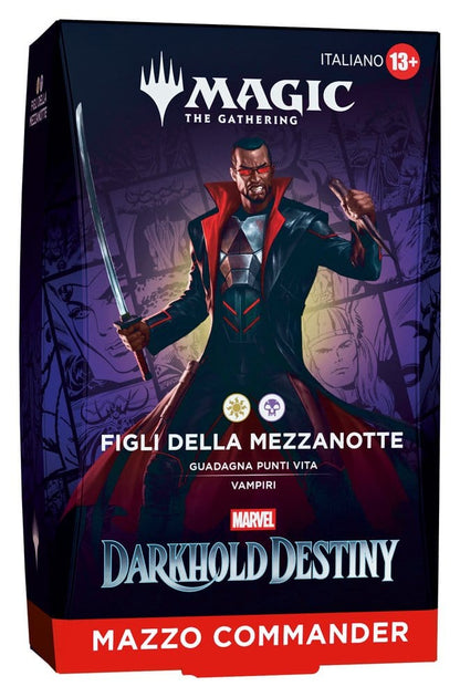 Magic the Gathering Marvel: Destino del Darkhold Commander-Decks Umkarton (4) italienisch