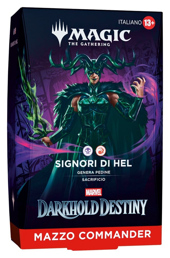 Magic the Gathering Marvel: Destino del Darkhold Commander-Decks Umkarton (4) italienisch