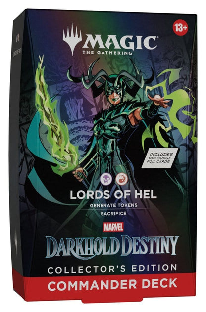 Magic the Gathering Marvel: Darkhold Destiny Collector's Edition Commander-Decks Umkarton (4) englisch
