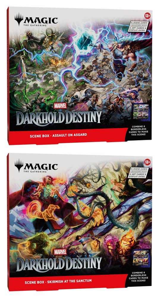 Magic the Gathering Marvel: Darkhold Destiny Szenenboxen Display (4) englisch