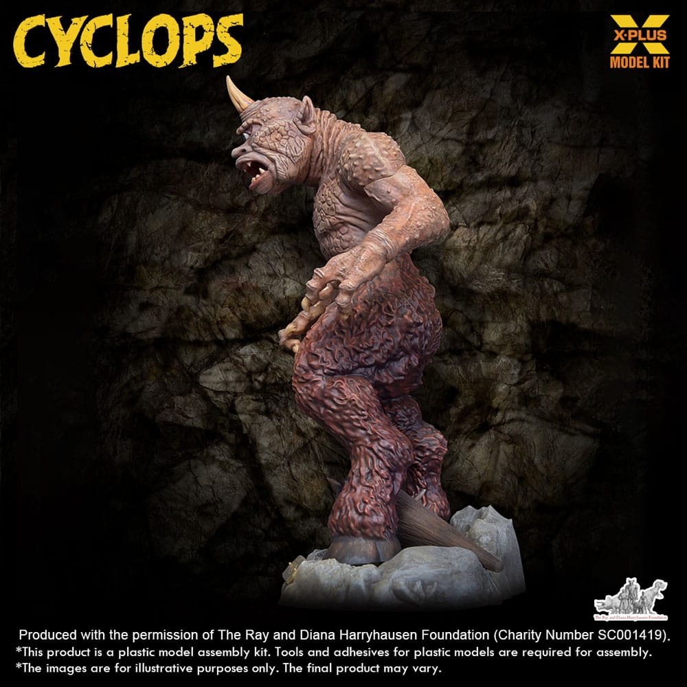 Cyclops Figur Plastic Model Kit 1/72 Renewal Package 23 cm