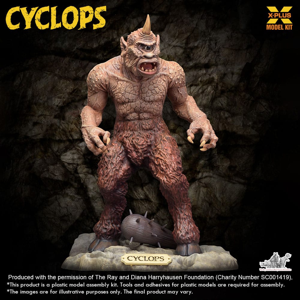 Cyclops Figur Plastic Model Kit 1/72 Renewal Package 23 cm