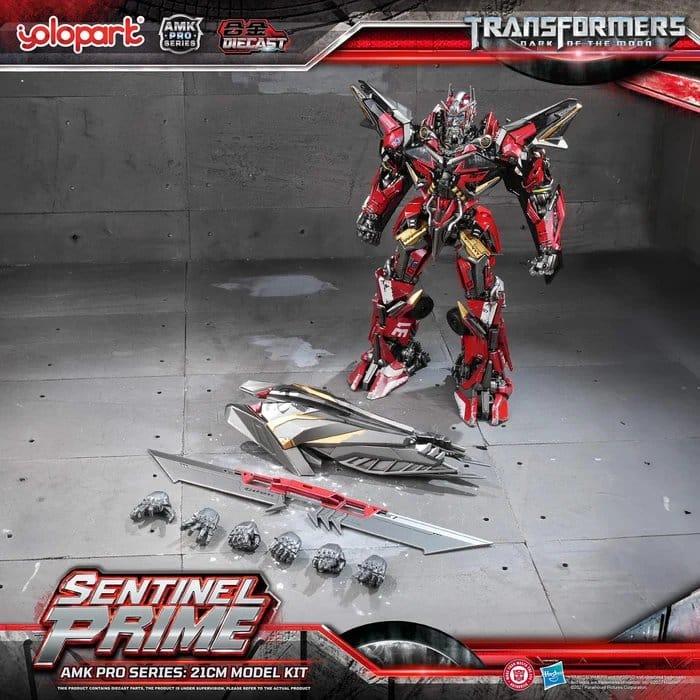 Transformers: Dark of the Moon AMK PRO Series Plastic Model Kit Sentinel Prime 21 cm