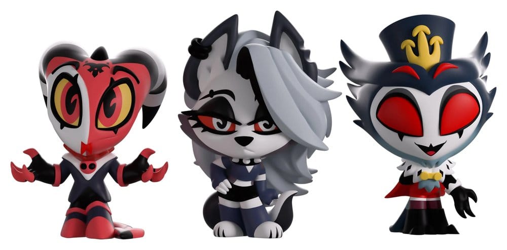 Helluva Boss Mini Tooz Minifiguren 3er-Pack Blitzo, Loona &amp; Stolas