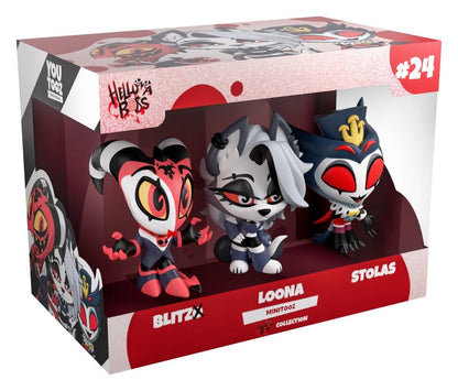 Helluva Boss Mini Tooz Minifiguren 3er-Pack Blitzo, Loona &amp; Stolas