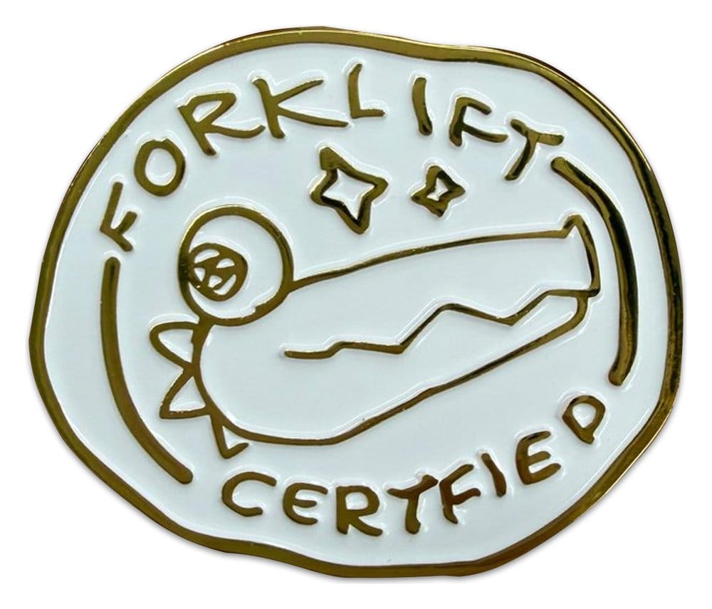 Crashout Crew Ansteck-Pin Forklift Certified