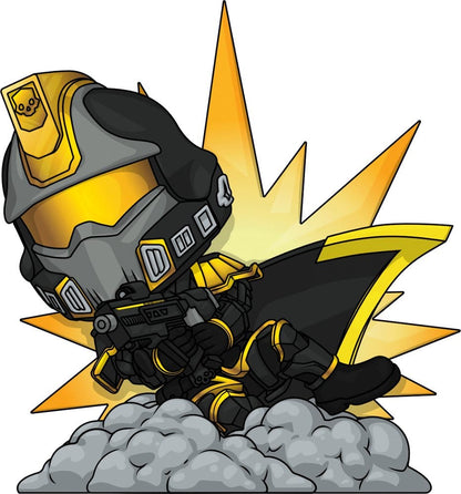 Helldivers 2 Vinyl Figur Hero of the Federation 10 cm