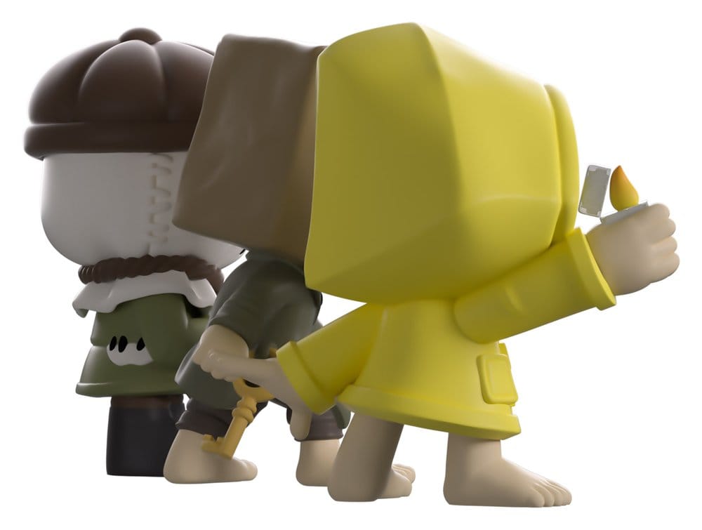Little Nightmares II Minitooz 3er-Pack Mono, Six & Hunter 7 cm