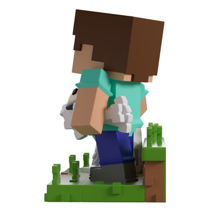 Minecraft Vinyl Figur Taming a Wolf 10 cm
