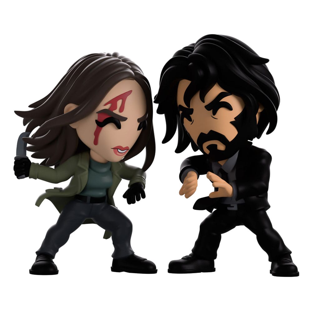 John Wick: Ballerina Vinyl Figuren 2er-Pack Ballerina & John Wick 11 cm