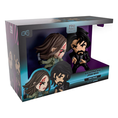 John Wick: Ballerina Vinyl Figuren 2er-Pack Ballerina & John Wick 11 cm