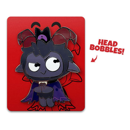 Cult of The Lamb Ansteck-Pin Goat Bobble Head 5 cm