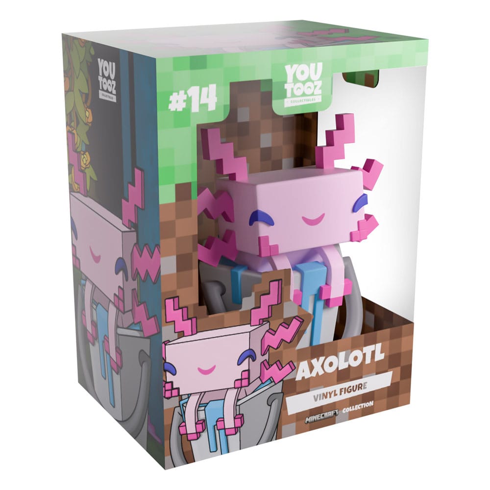 Minecraft Vinyl Figur Axolotl 10 cm