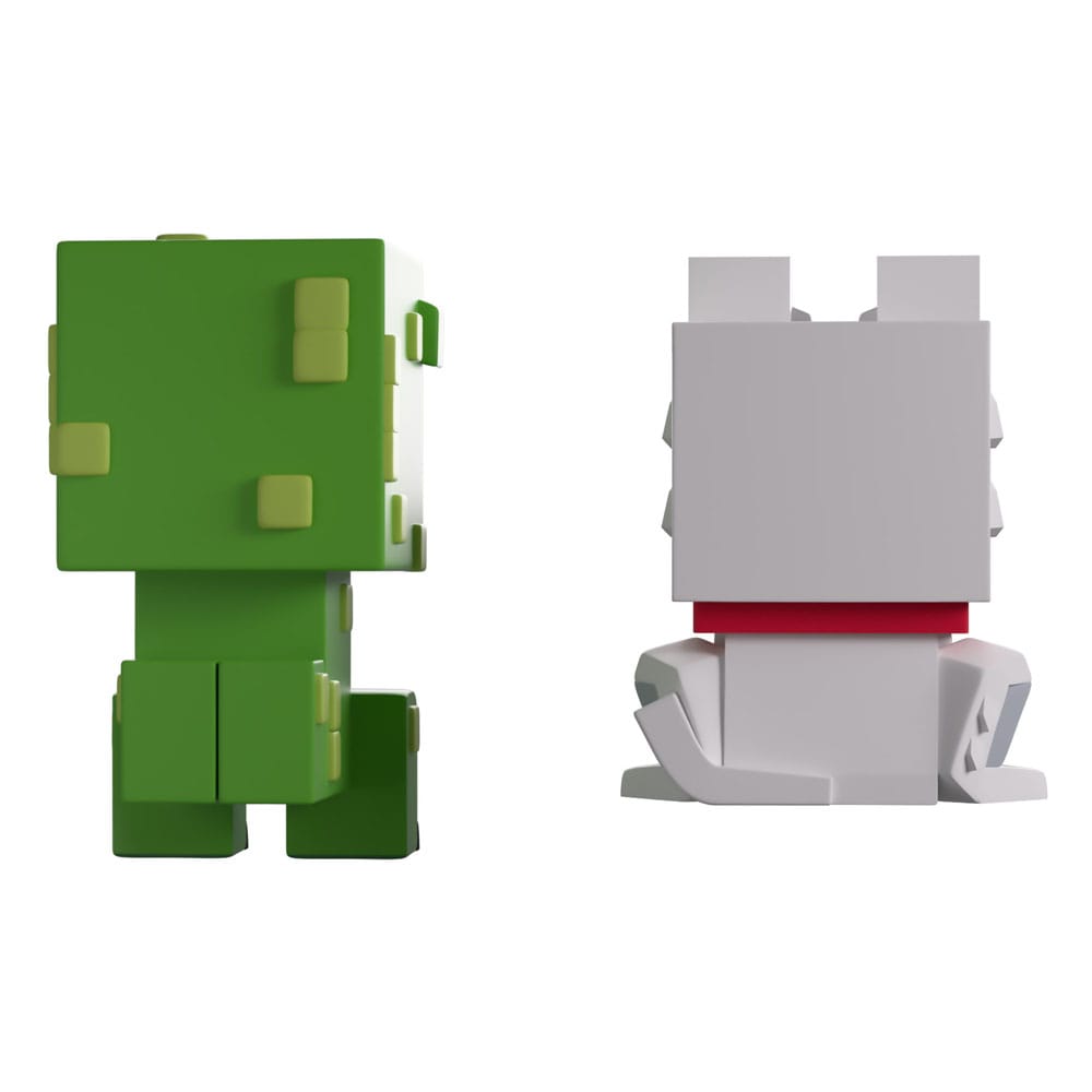 Minecraft Vinyl Figuren Wolf and Creeper Monitor Buddiez
