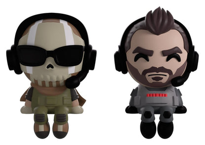 Call of Duty Vinyl Figuren Ghost & Soap Monitor Buddiez 7 cm
