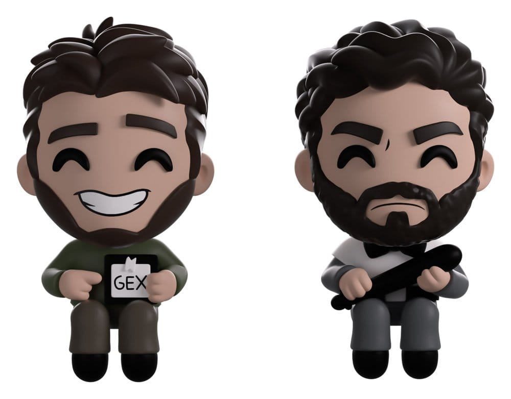 Scott the Woz Vinyl Figuren Jeb Jab & Rex Mohs Monitor Buddiez 6 cm
