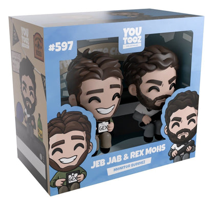 Scott the Woz Vinyl Figuren Jeb Jab & Rex Mohs Monitor Buddiez 6 cm