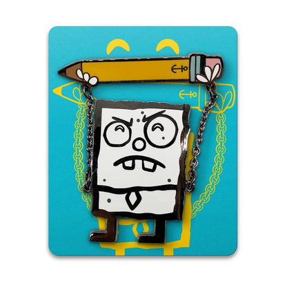 SpongeBob Schwammkopf Ansteck-Pin KritzelBob 5 cm