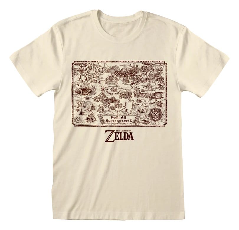 The Legend of Zelda T-Shirt Map Of Kingdom Größe L